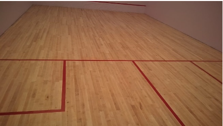 squash court installation