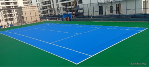 tennis court installation